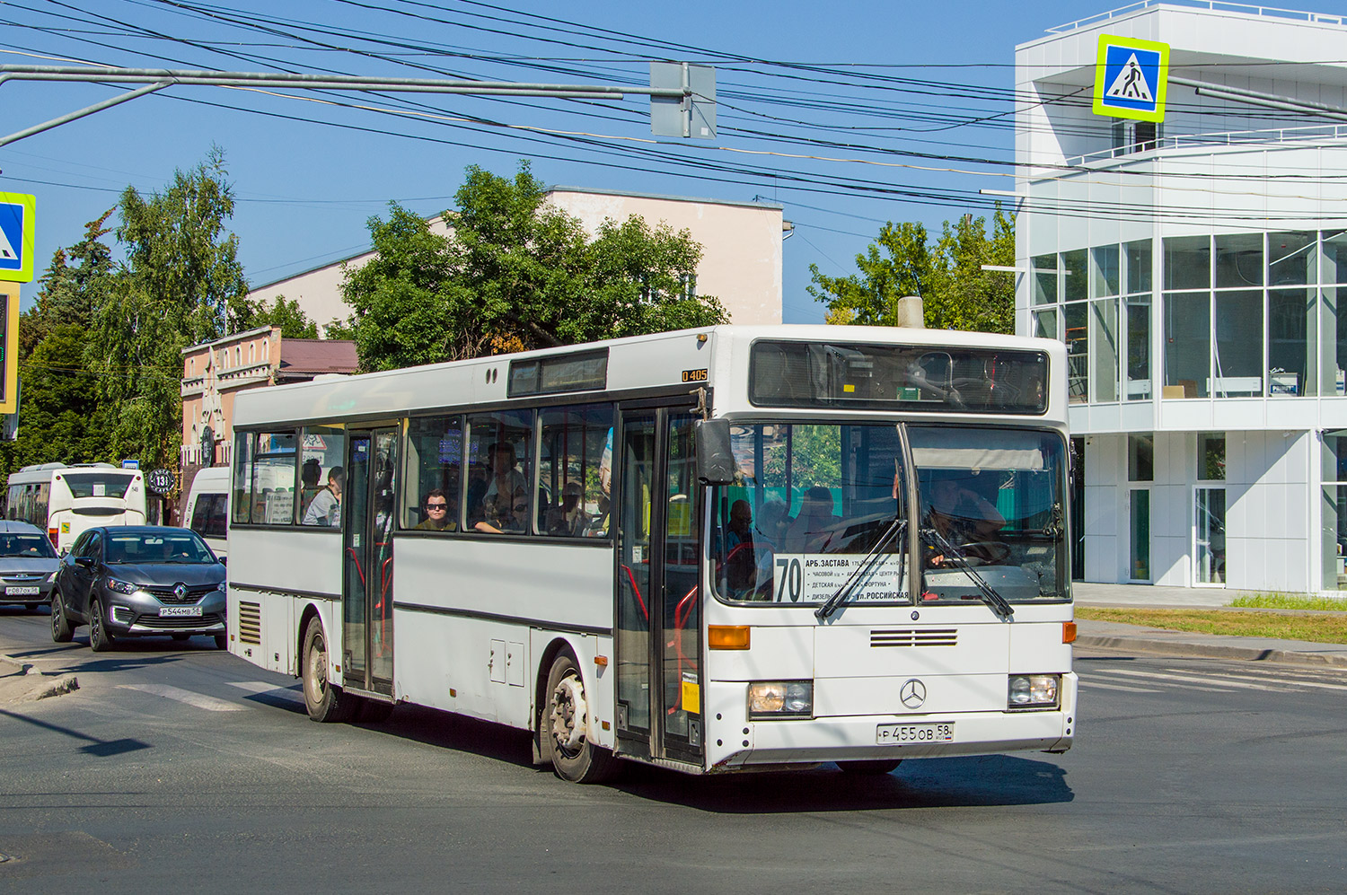 Пензенская область, Mercedes-Benz O405 № Р 455 ОВ 58