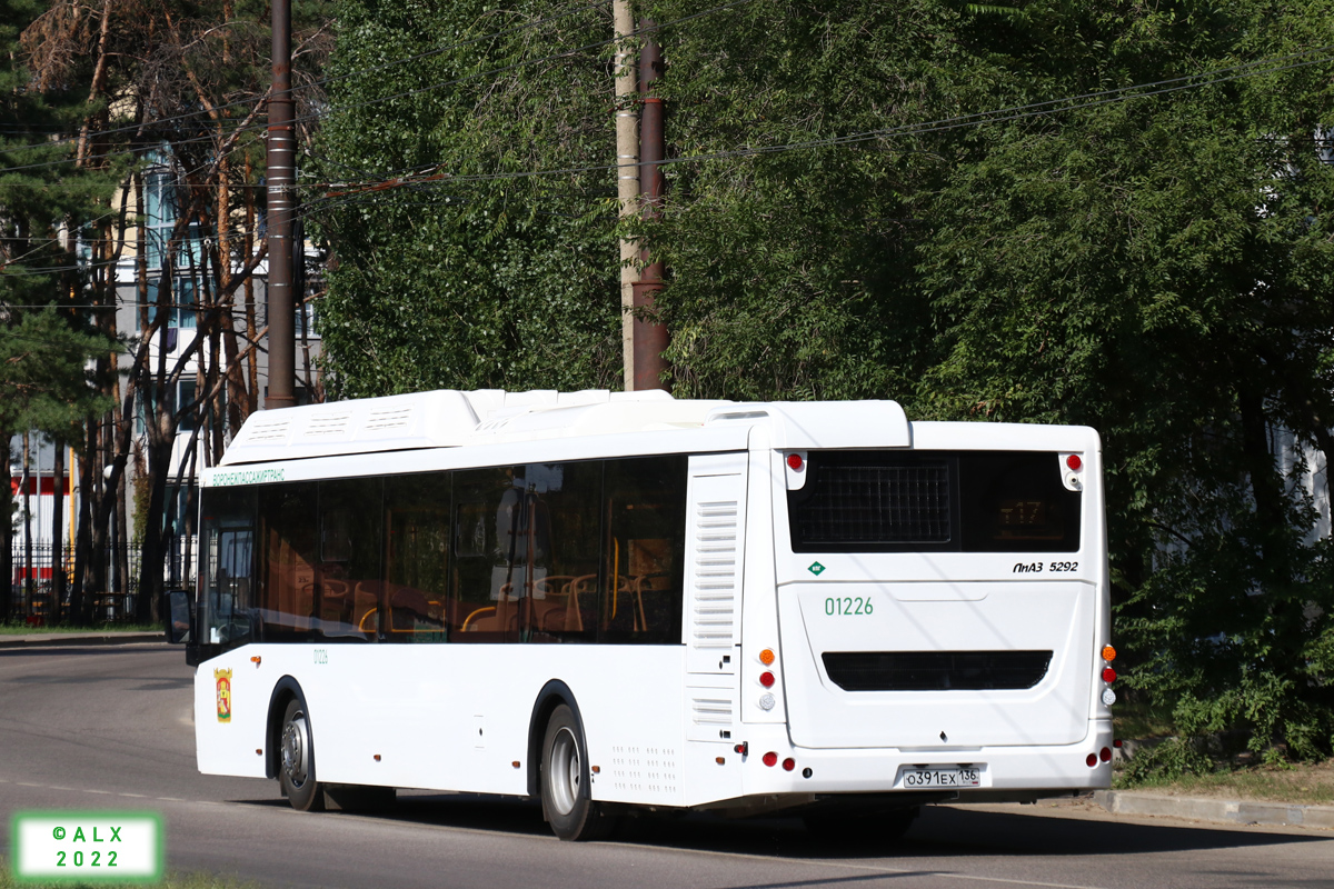 Воронежская область, ЛиАЗ-5292.67 (CNG) № 01226