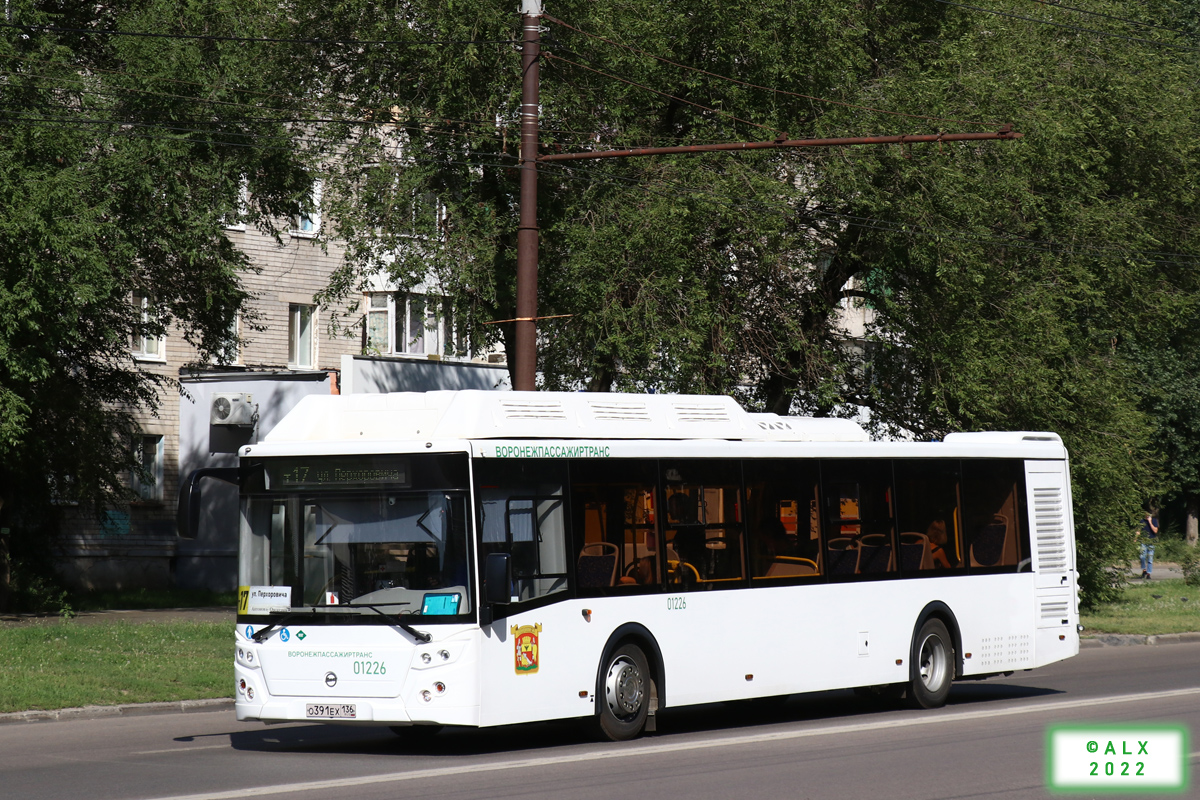 Воронежская область, ЛиАЗ-5292.67 (CNG) № 01226