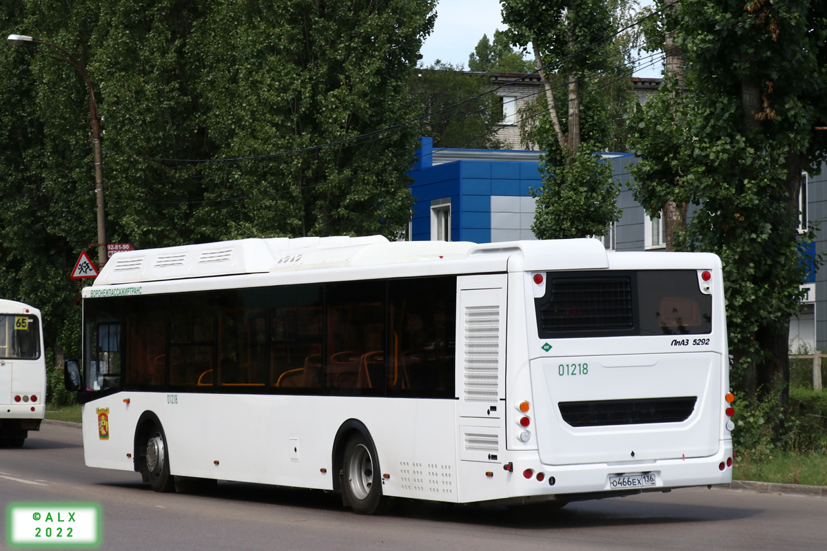 Voronezh region, LiAZ-5292.67 (CNG) # 01218