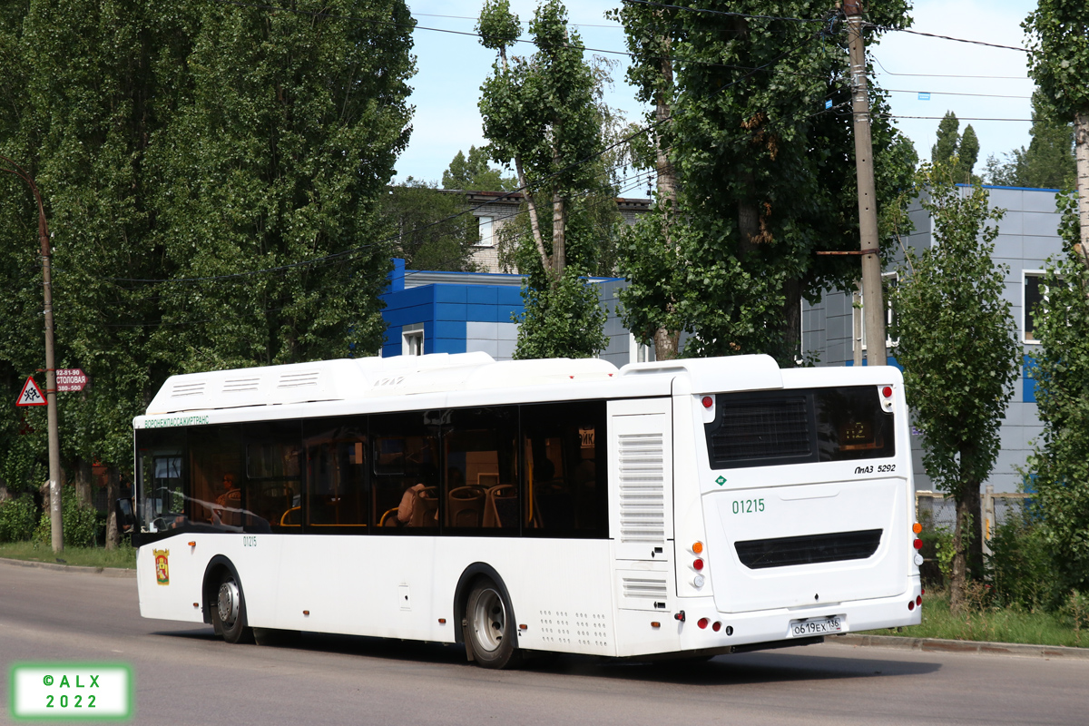 Воронежская область, ЛиАЗ-5292.67 (CNG) № 01215