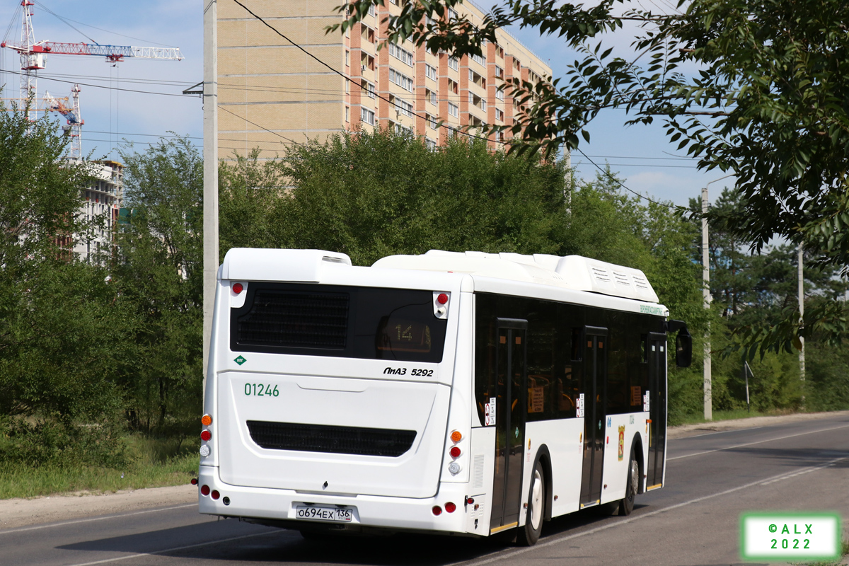 Воронежская область, ЛиАЗ-5292.67 (CNG) № 01246