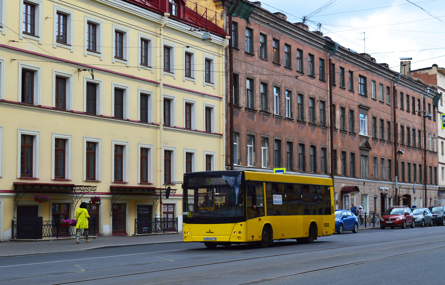 Санкт-Петербург, МАЗ-206.068 № В 486 ММ 178