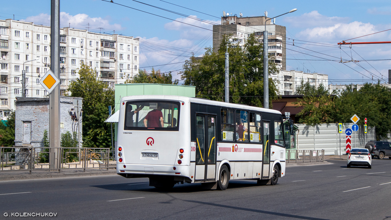 Kraj Krasnojarski, PAZ-320414-04 "Vektor" (1-2) Nr У 746 ОЕ 124