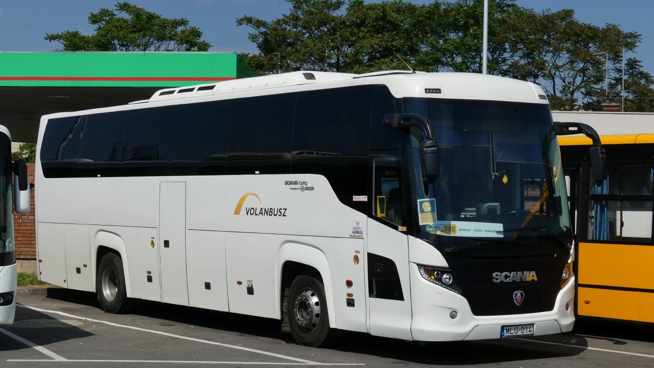 Венгрия, Scania Touring HD 12.0 № MLG-014 Венгрия, Scania Touring HD 12.0 № MLG-014