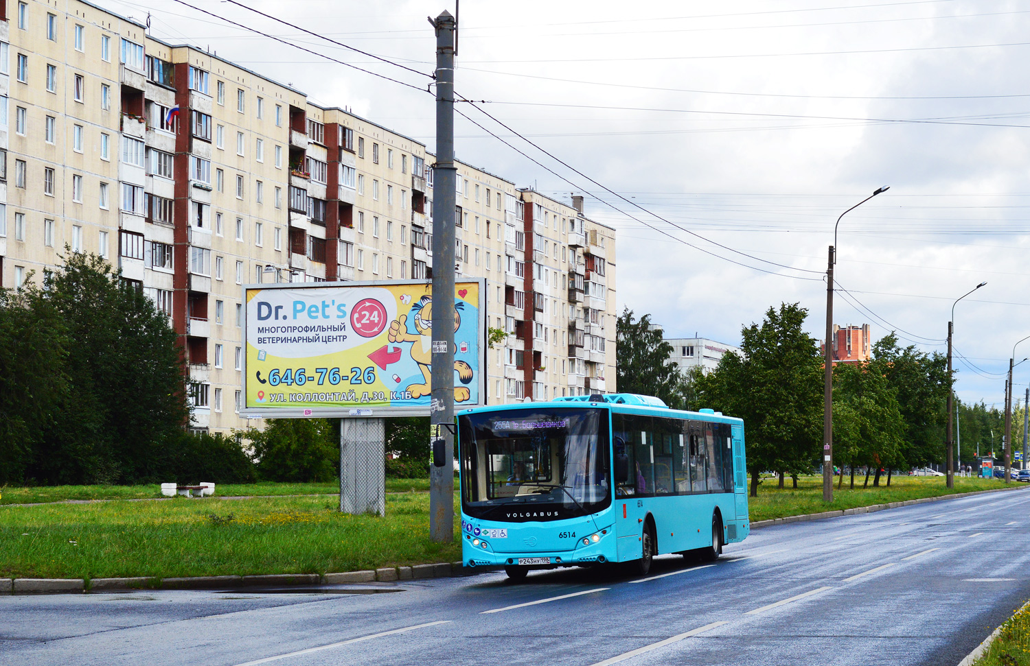 Санкт-Петербург, Volgabus-5270.G4 (LNG) № 6514