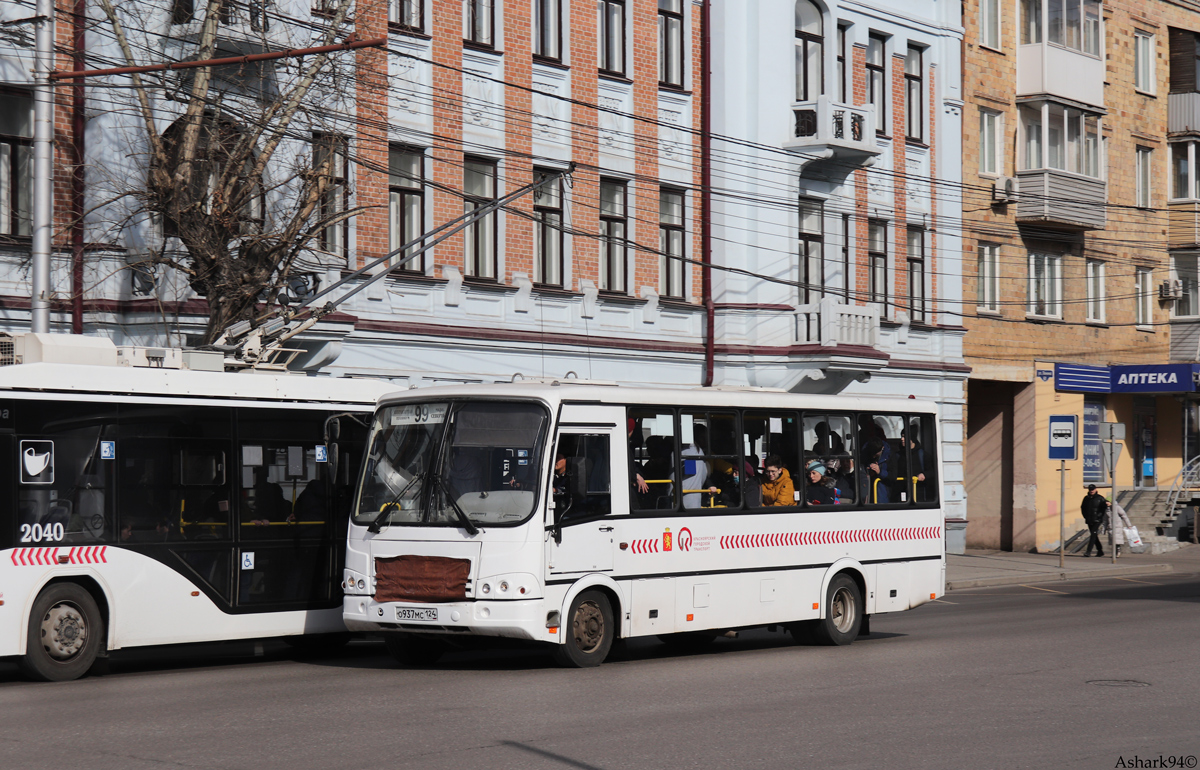 Краснаярскі край, ПАЗ-320412-05 № О 937 МС 124