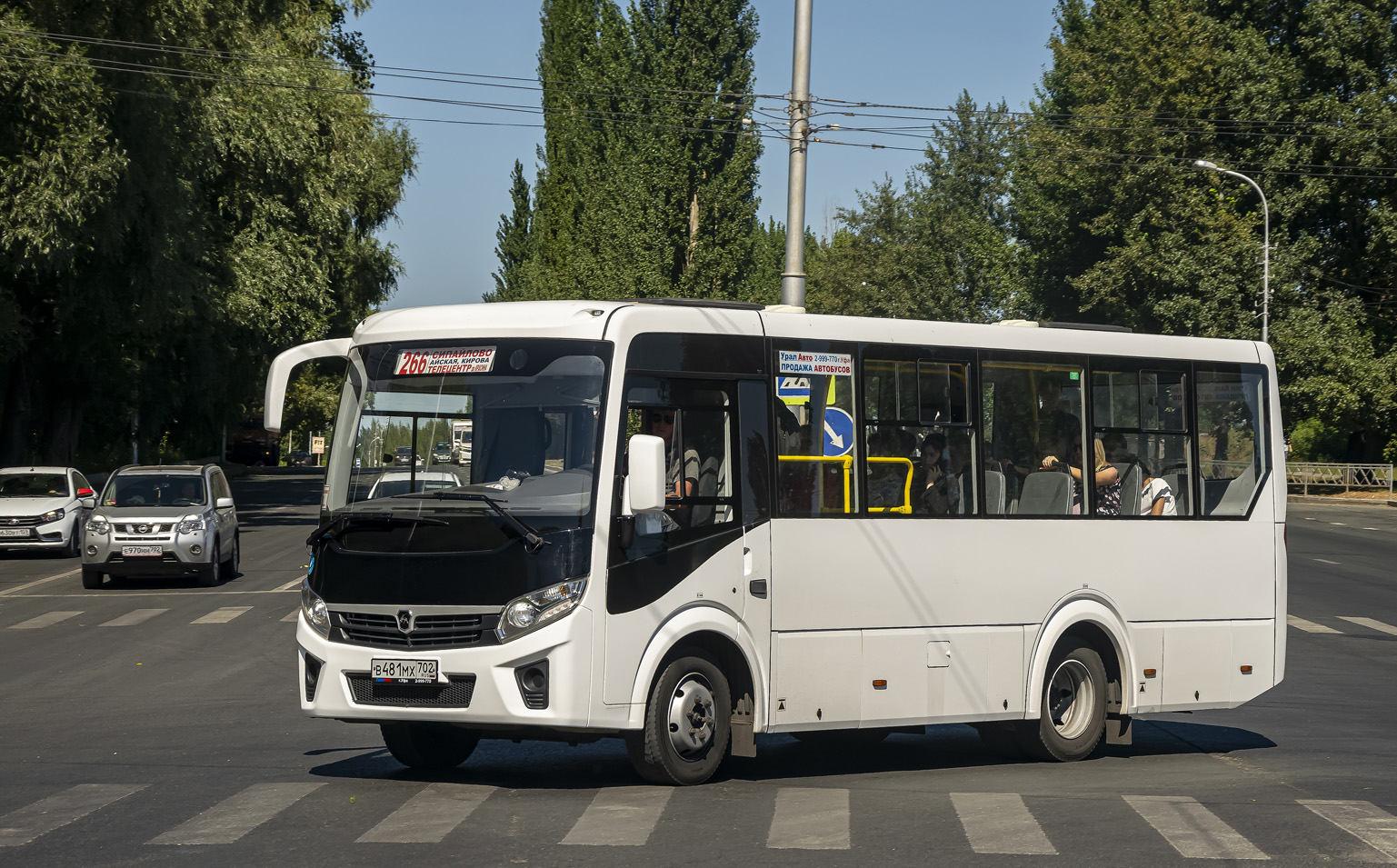 Башкортостан, ПАЗ-320405-04 "Vector Next" № В 481 МХ 702