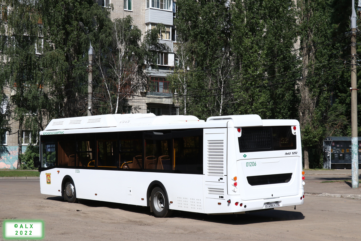 Воронежская область, ЛиАЗ-5292.67 (CNG) № 01206