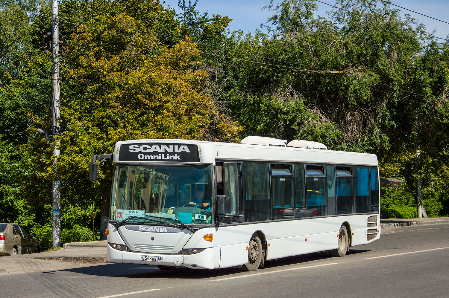 Пензенская область, Scania OmniLink II (Скания-Питер) № С 548 ВВ 58