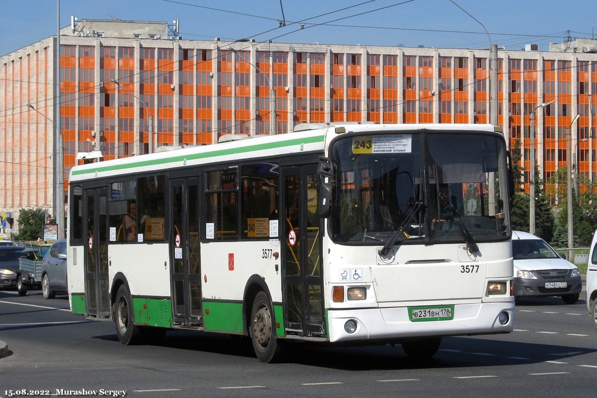 Санкт-Петербург, ЛиАЗ-5293.53 № 3577