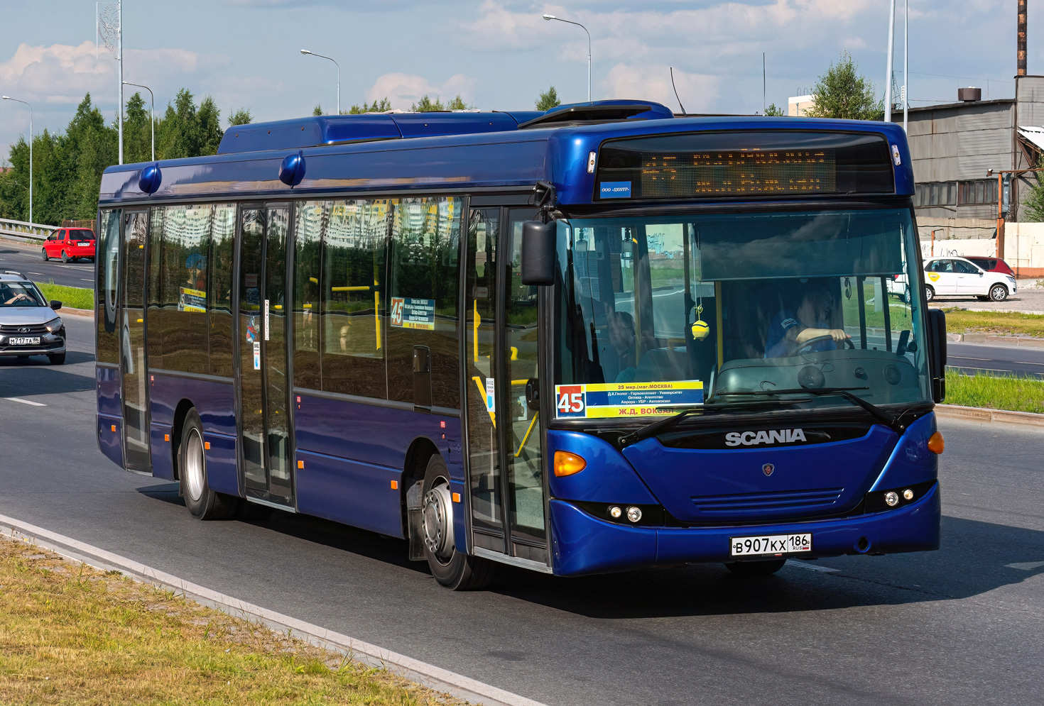 Ханты-Мансийский АО, Scania OmniLink II (Скания-Питер) № В 907 КХ 186