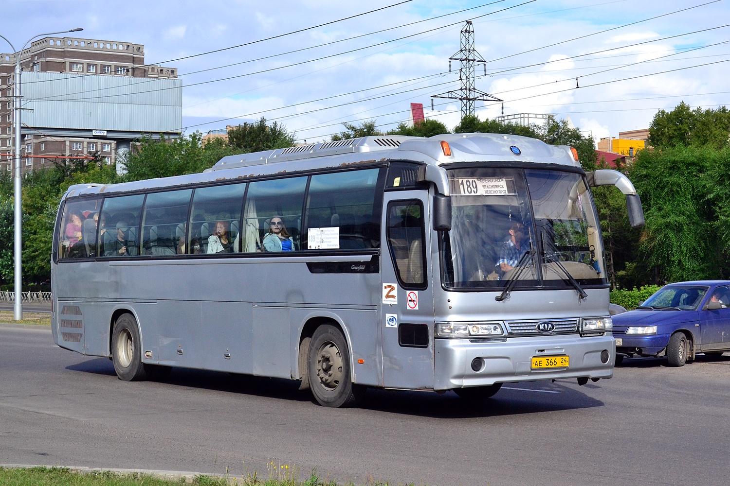 Красноярский край, Kia Granbird № АЕ 366 24