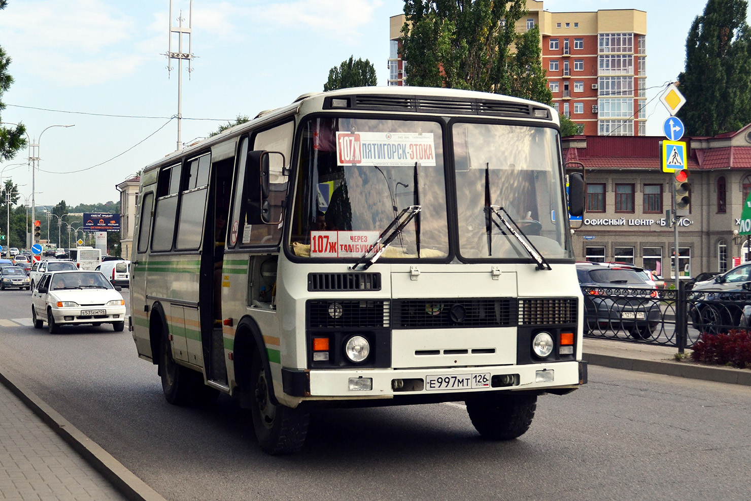 Ставропольский край, ПАЗ-32053 № Е 997 МТ 126