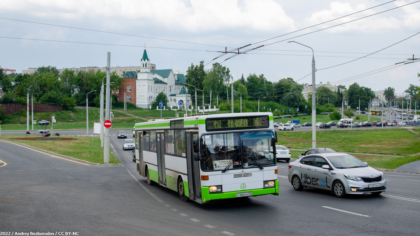 Владимирская область, Mercedes-Benz O405 № С 166 РО 33