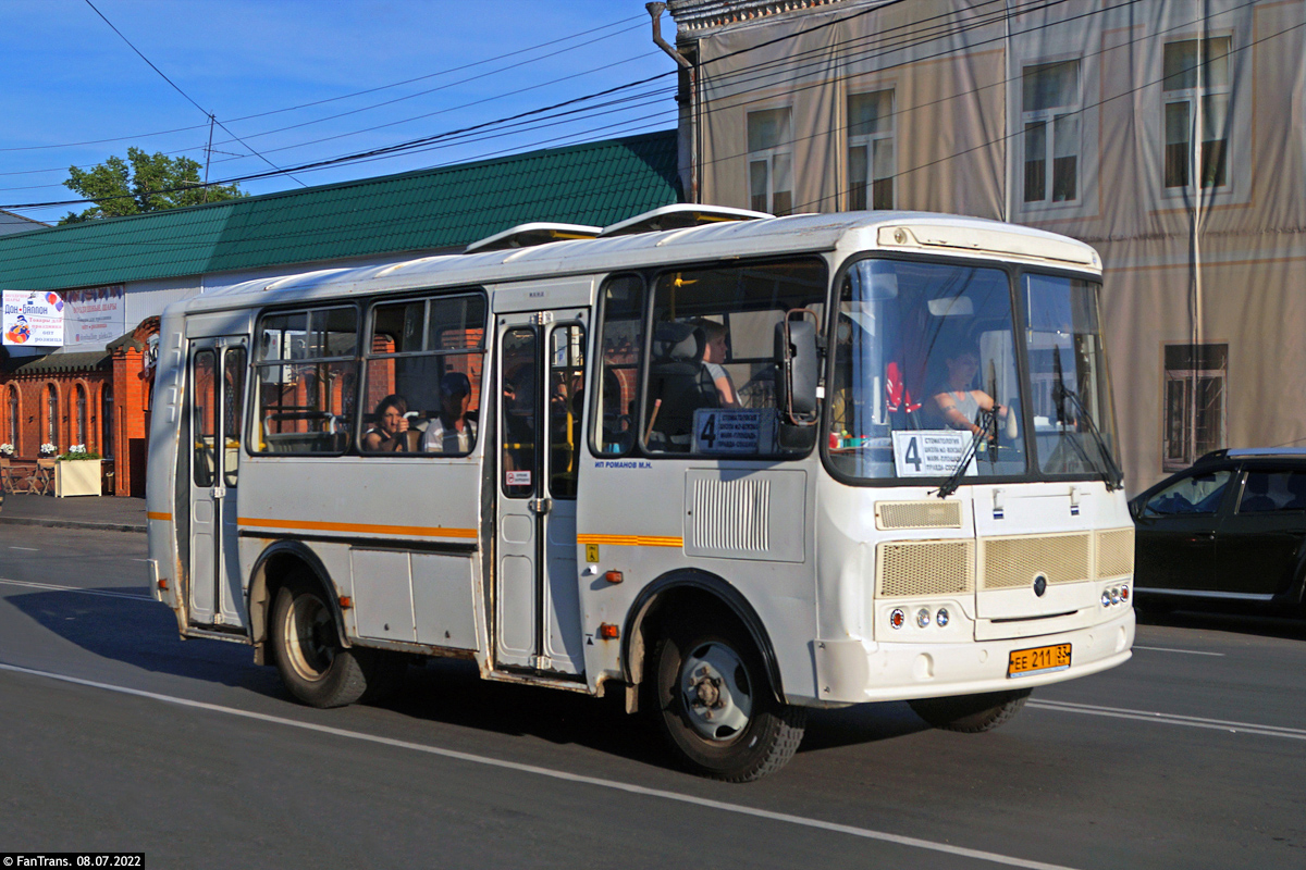 Владимирская область, ПАЗ-320540-04 № ЕЕ 211 33