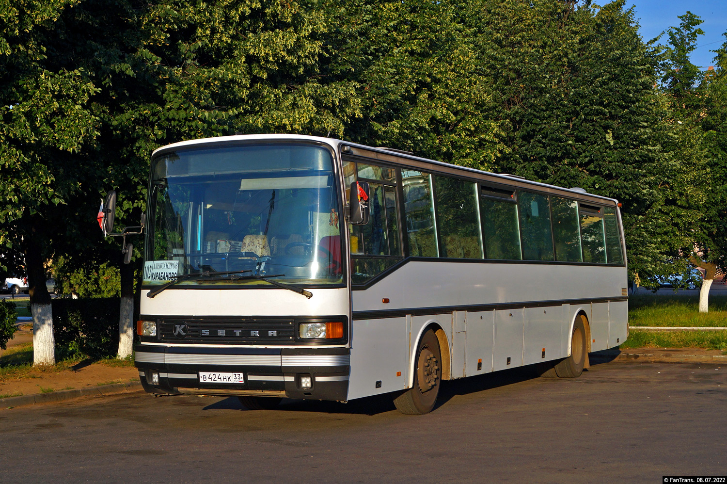 Vladimir region, Setra S215UL Nr. В 424 НК 33