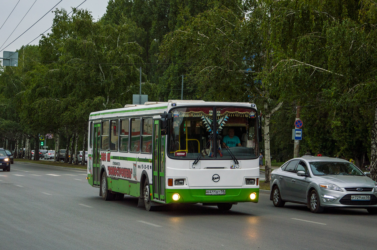 Пензенская область, ЛиАЗ-5256.36-01 № М 411 ВТ 58