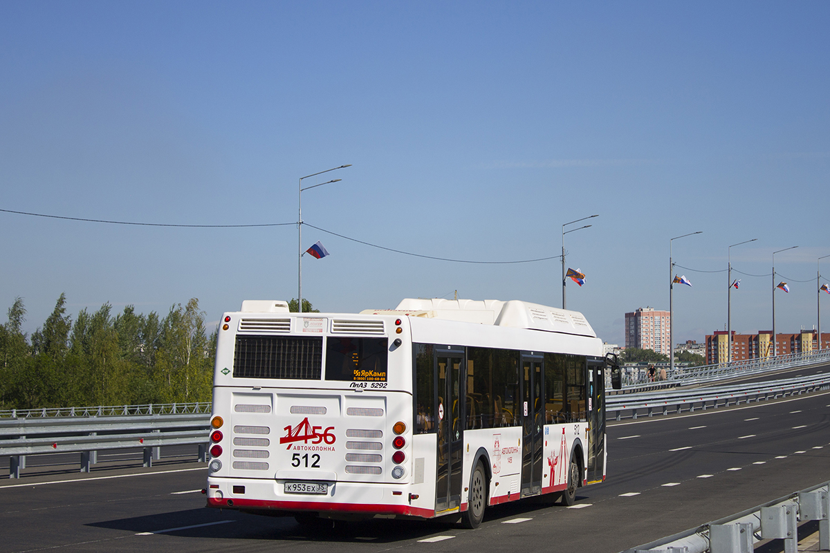 Wologda Region, LiAZ-5292.67 (CNG) Nr. 0512