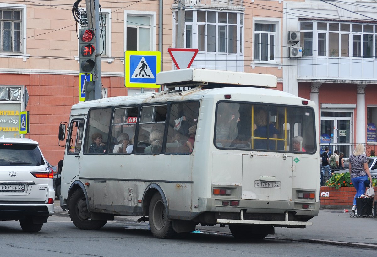 Омская область, ПАЗ-32054 № Х 178 МН 55