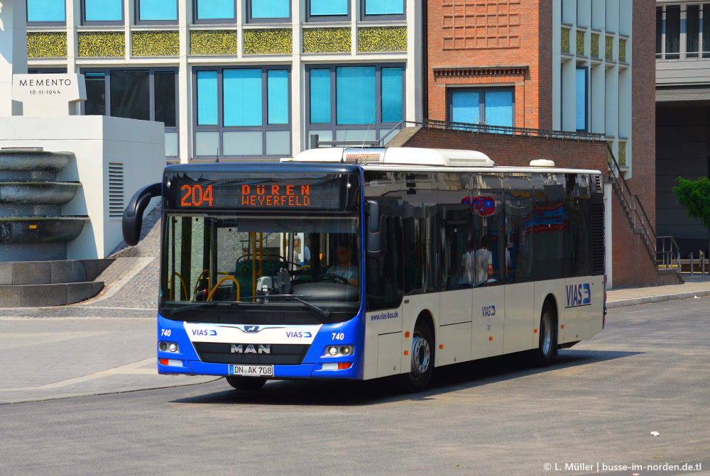 Северный Рейн-Вестфалия, MAN A37 Lion's City NL293 № 740