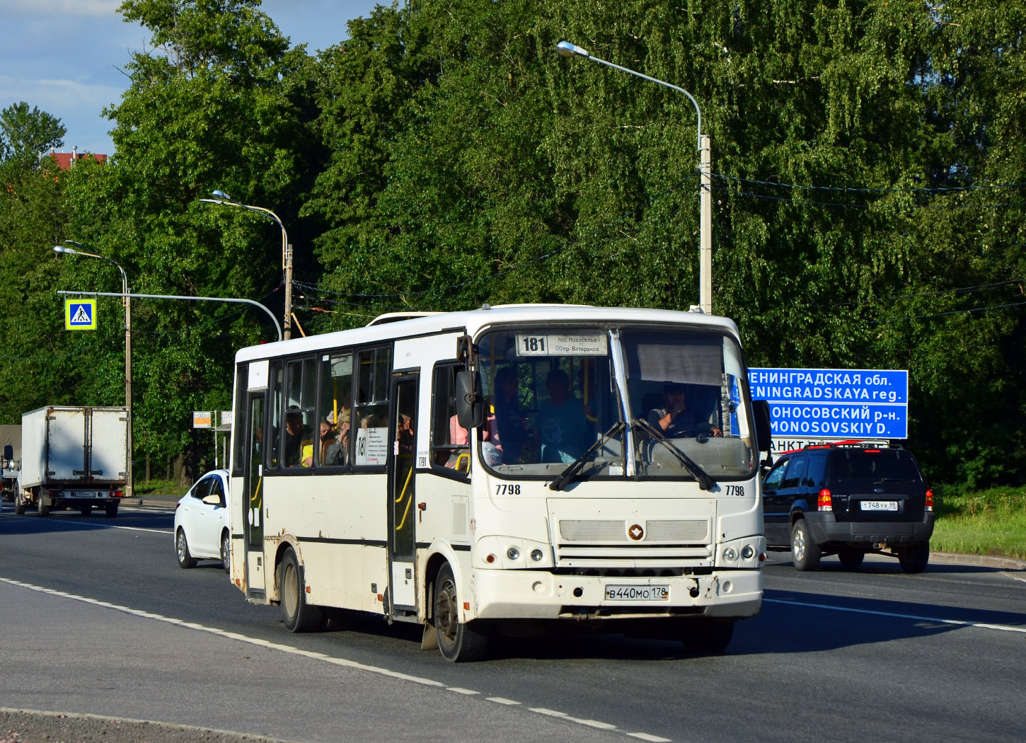 Санкт-Петербург, ПАЗ-320412-05 № 7798