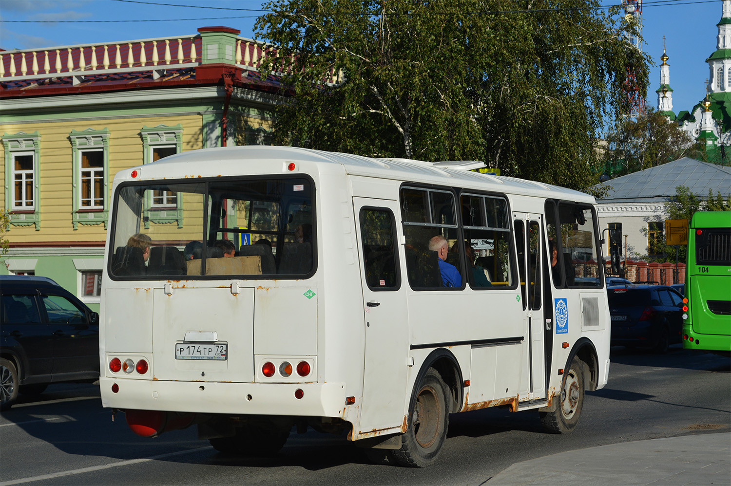 Тюменская область, ПАЗ-32053 № Р 174 ТР 72