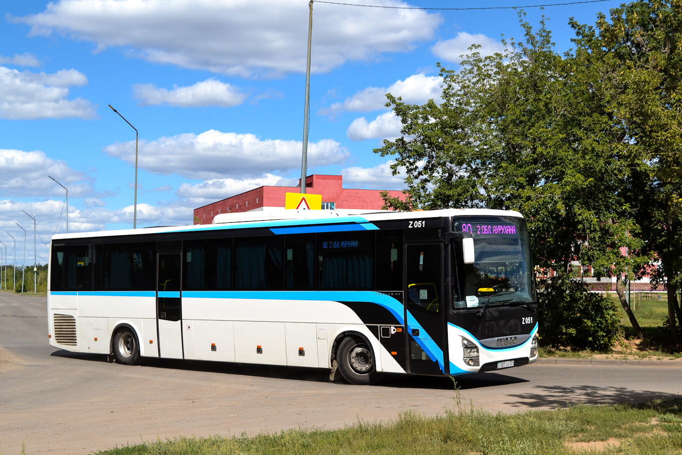 Астана, IVECO Crossway LINE 13M (СарыаркаАвтоПром) № Z051