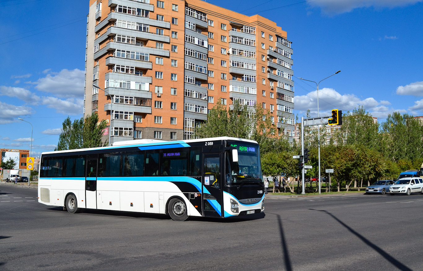 Астана, IVECO Crossway LINE 13M (СарыаркаАвтоПром) № Z059