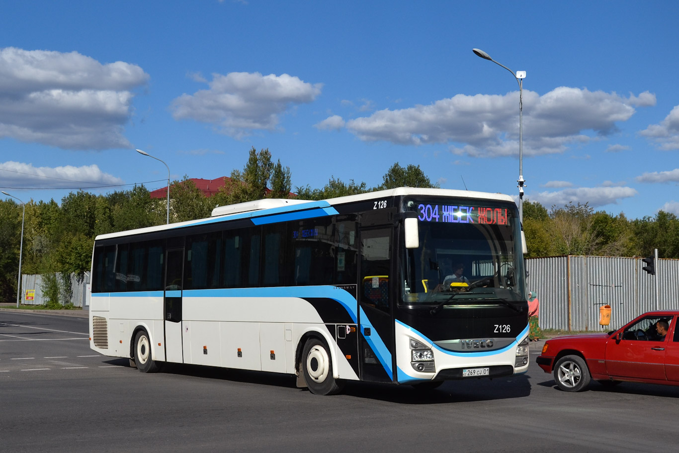 Астана, IVECO Crossway LINE 13M (СарыаркаАвтоПром) № Z126