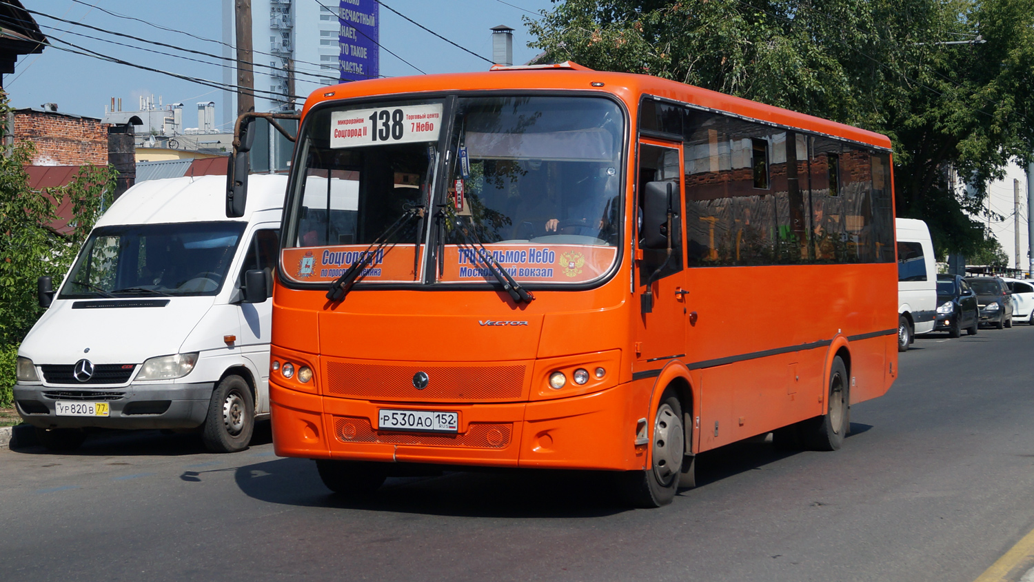 Нижегородская область, ПАЗ-320414-05 "Вектор" № Р 530 АО 152