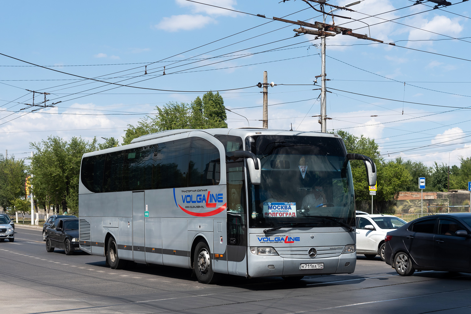 Волгоградская область, Mercedes-Benz O580-15RHD Travego № К 711 ВА 134