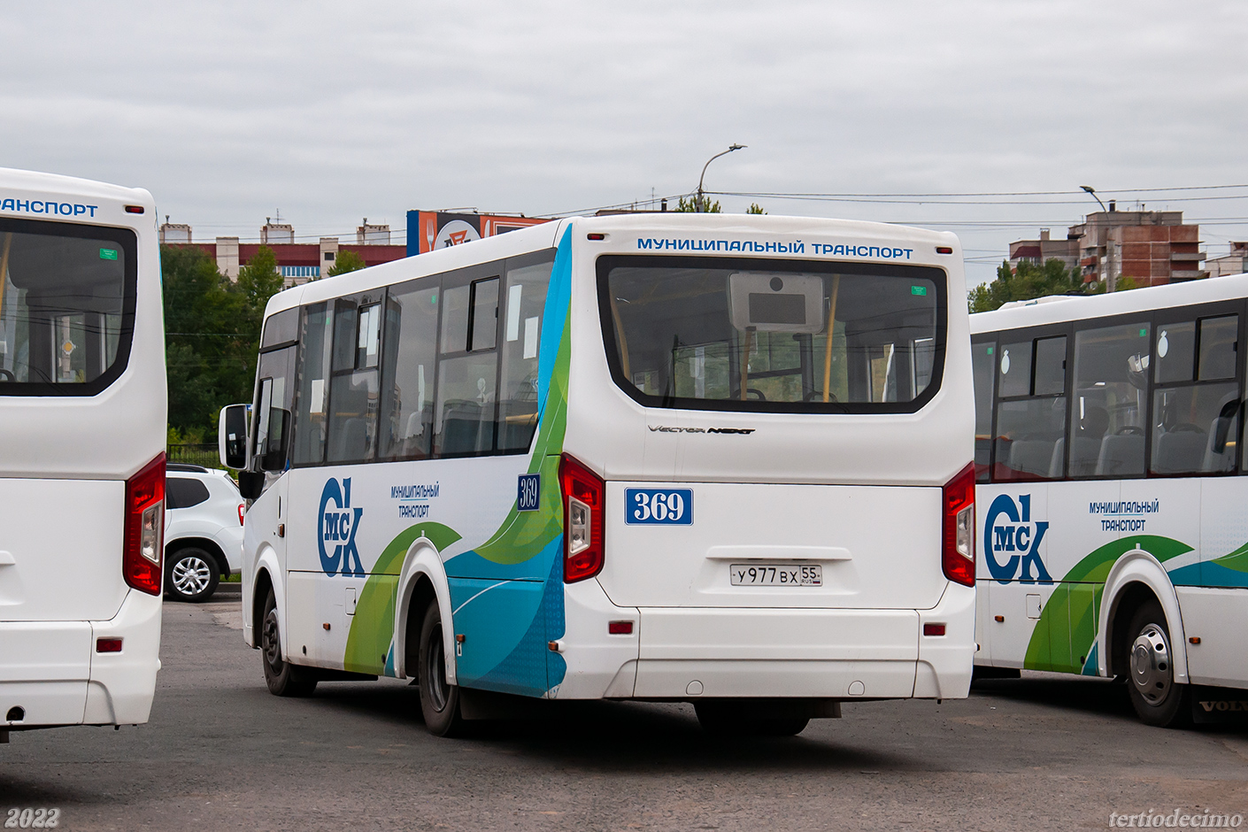 Obwód omski, PAZ-320435-04 "Vector Next" Nr 369; Obwód omski — 19.08.2022 — XXIII City competition of professional skills of bus drivers