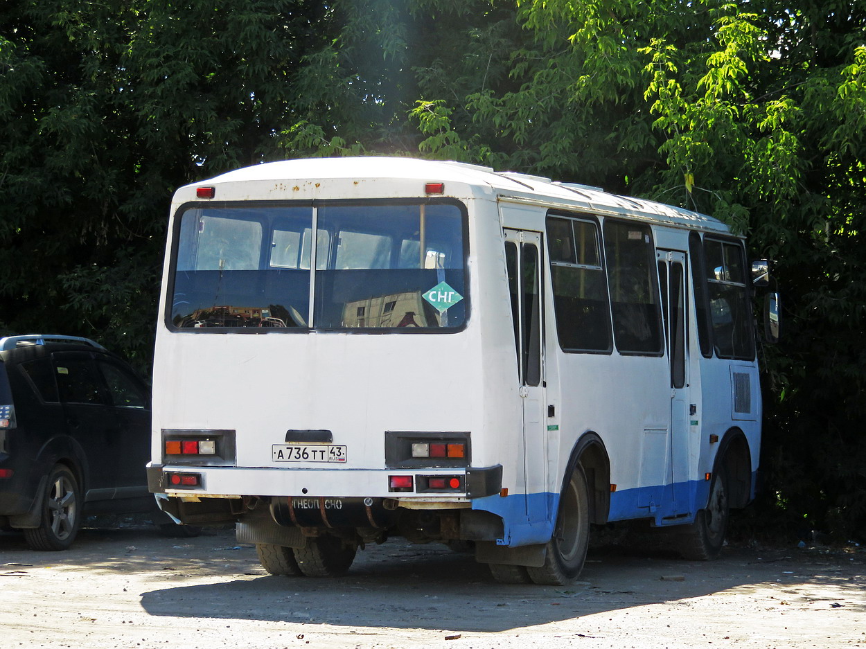 Кировская область, ПАЗ-32054 № А 736 ТТ 43