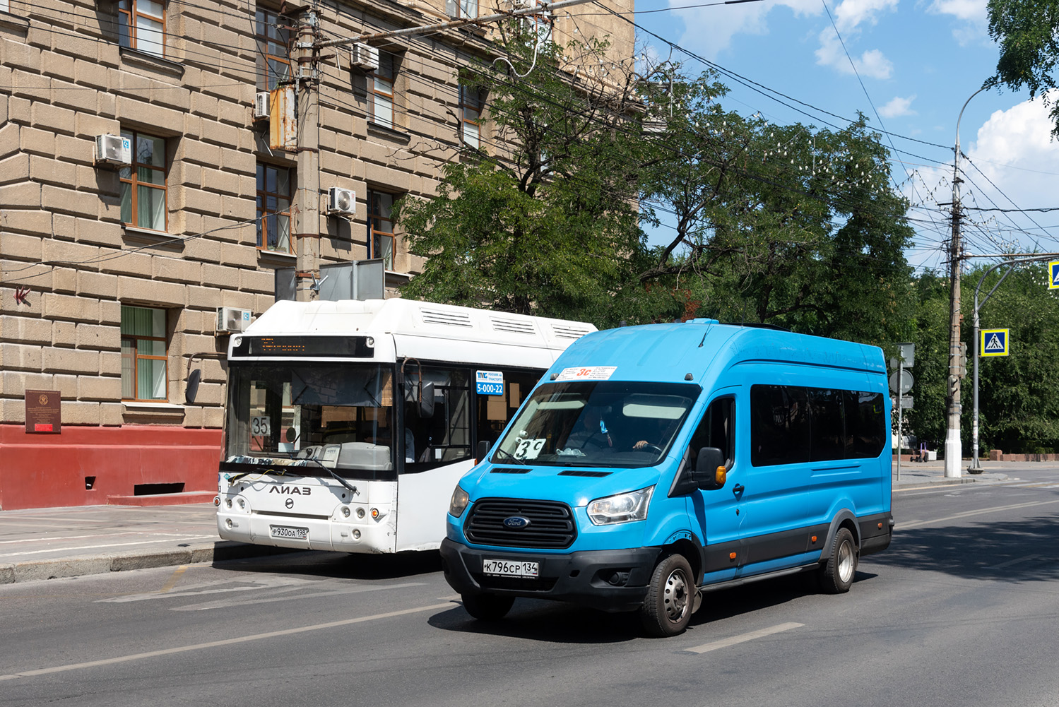 Волгоградская область, Ford Transit FBD [RUS] (Z6F.ESG.) № К 796 СР 134