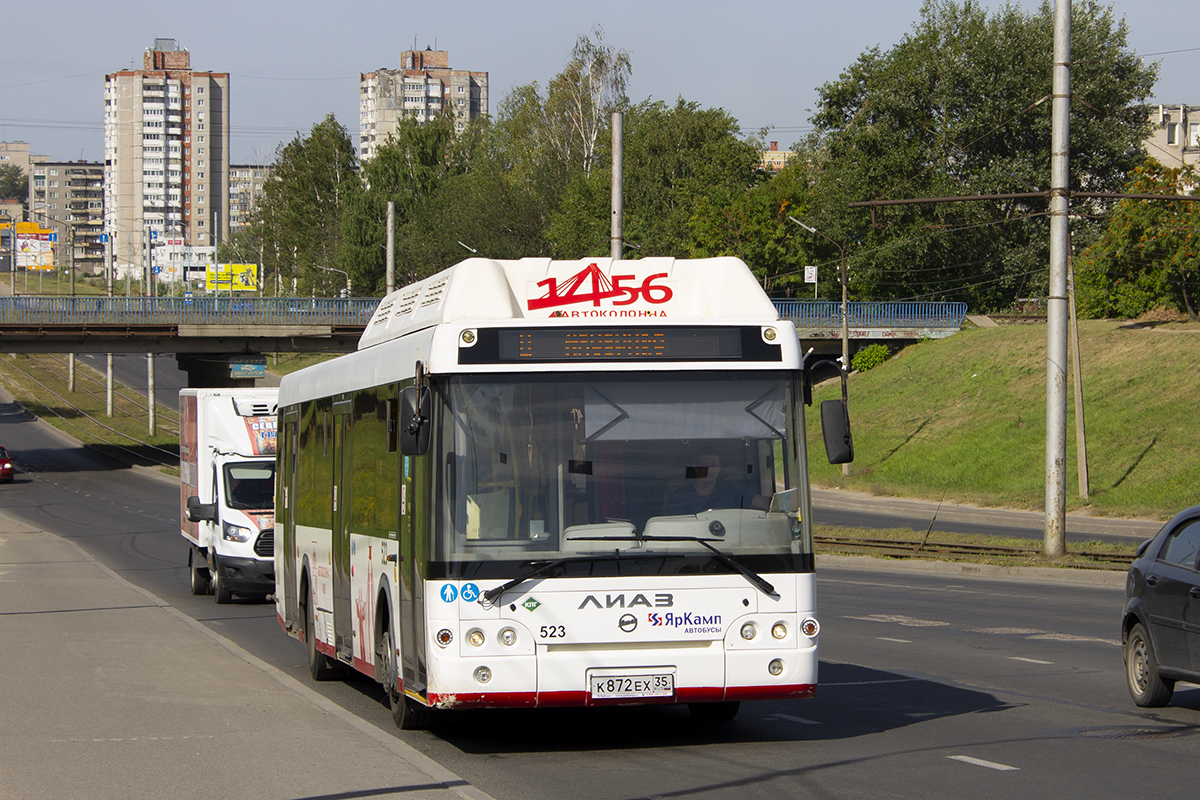 Вологодская область, ЛиАЗ-5292.67 (CNG) № 0523