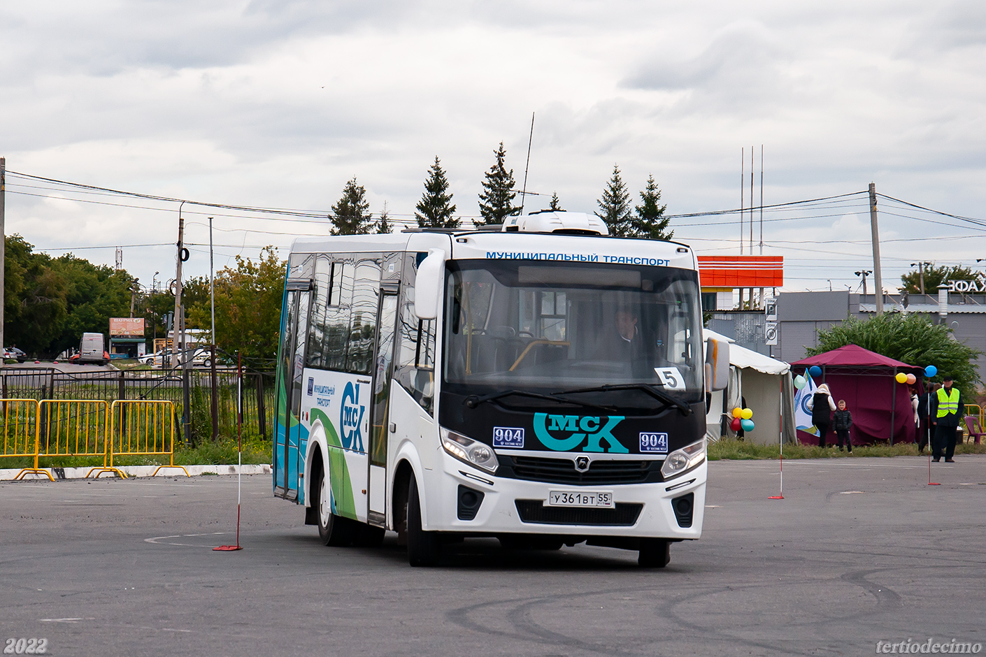 Omszki terület, PAZ-320435-04 "Vector Next" sz.: 904; Omszki terület — 19.08.2022 — XXIII City competition of professional skills of bus drivers