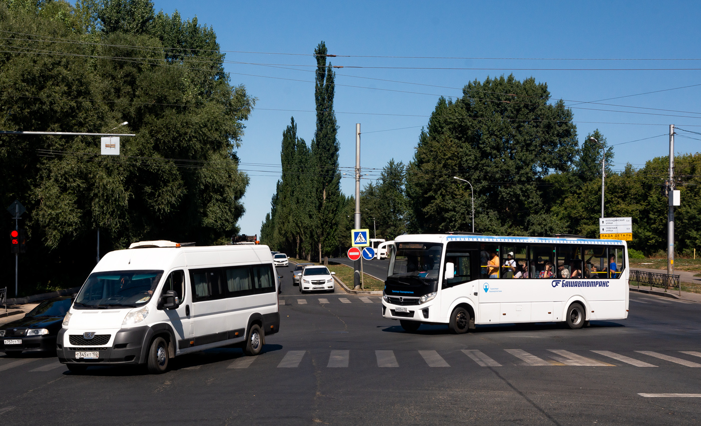 Башкортостан, Нижегородец-2227SK (Peugeot Boxer) № Т 345 ХТ 102; Башкортостан, ПАЗ-320415-04 "Vector Next" № 6297