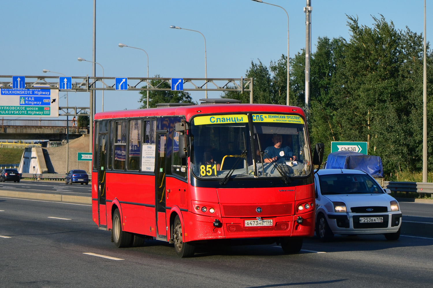 Ленинградская область, ПАЗ-320412-04 "Вектор" № А 473 НЕ 198