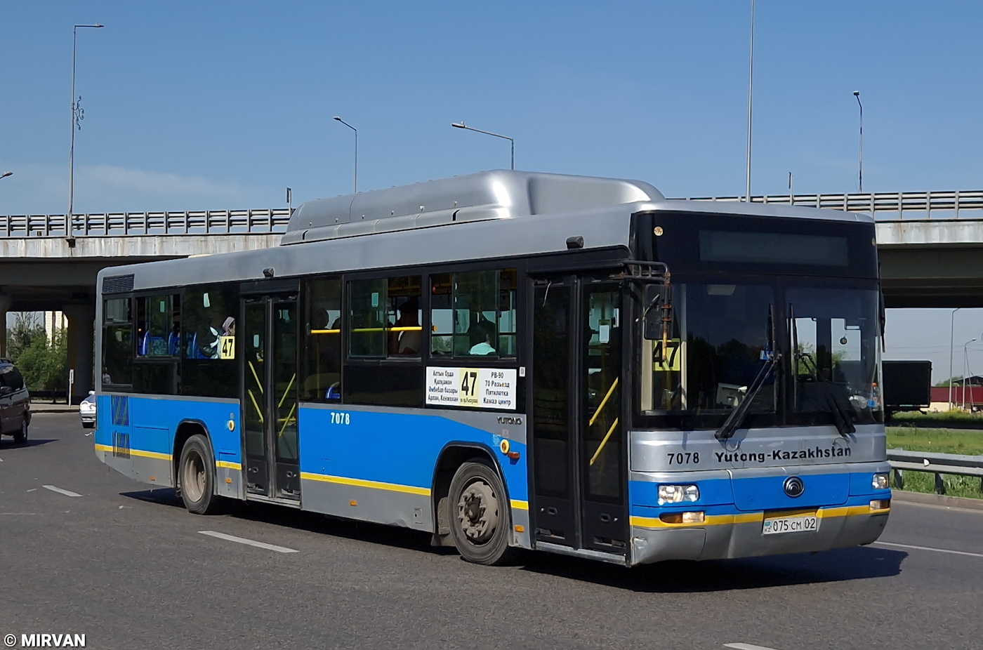 Алматы, Yutong ZK6118HGA № 7078