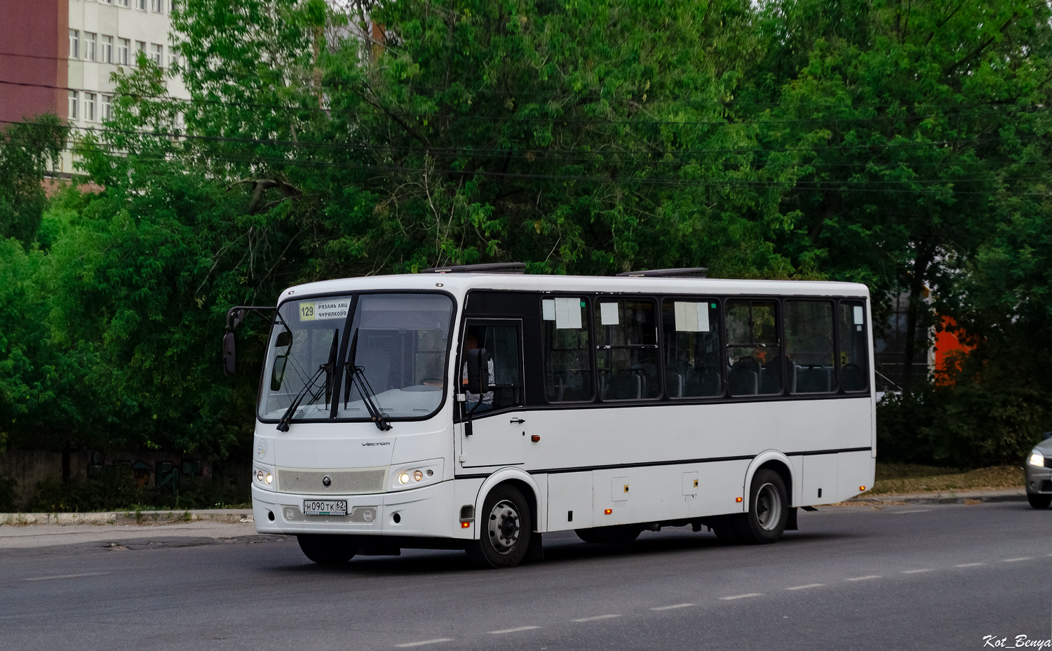 Рязанская область, ПАЗ-320412-05 "Вектор" № Н 090 ТК 62