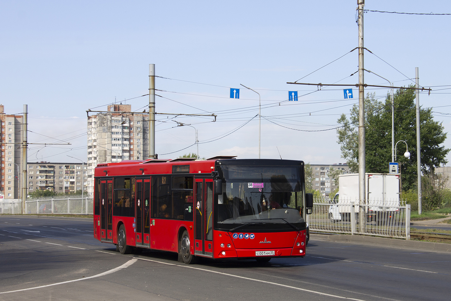 Вологодская область, МАЗ-203.015 № С 001 НМ 35