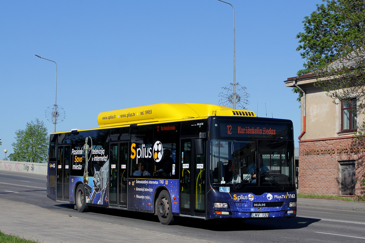 Литва, MAN A21 Lion's City NL243 CNG № 1163