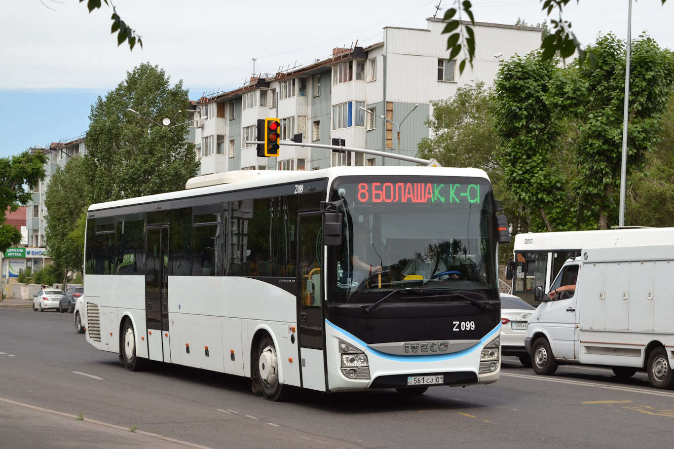 Астана, IVECO Crossway LINE 13M (СарыаркаАвтоПром) № Z099