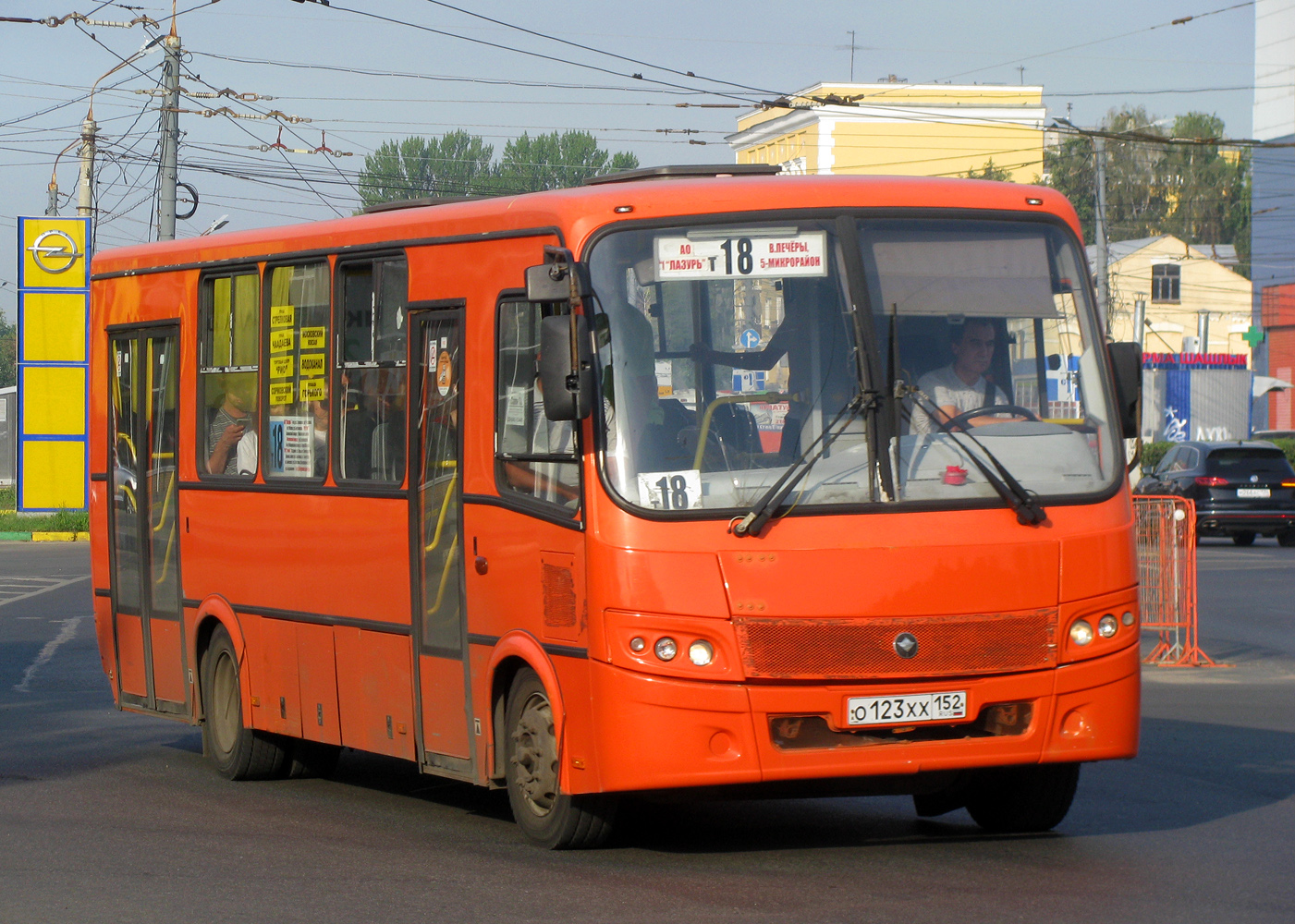 Ніжагародская вобласць, ПАЗ-320414-05 "Вектор" № О 123 ХХ 152