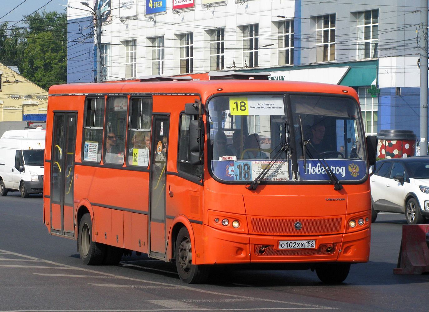 Нижегородская область, ПАЗ-320414-05 "Вектор" № О 102 ХХ 152