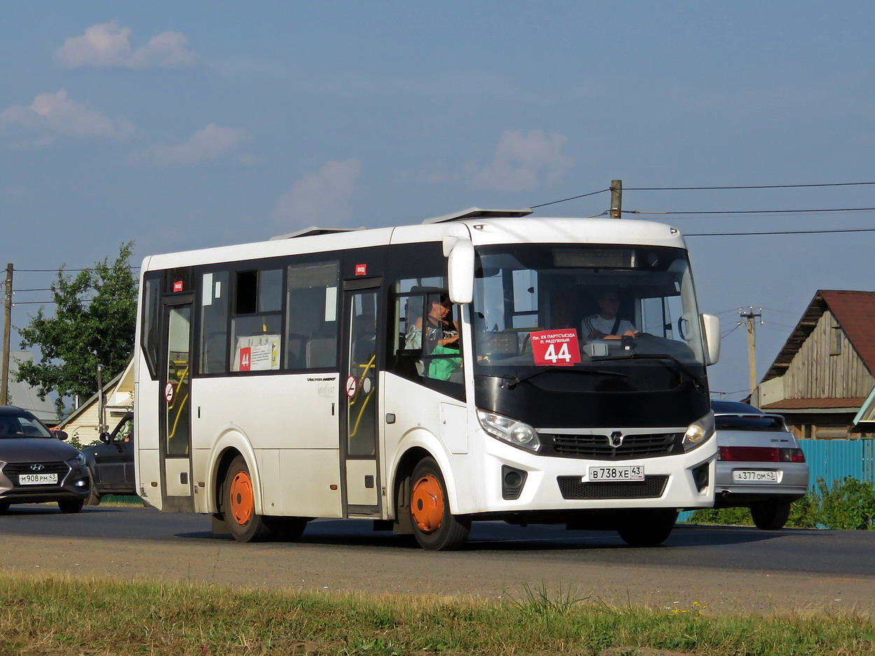 Кировская область, ПАЗ-320405-04 "Vector Next" № В 738 ХЕ 43