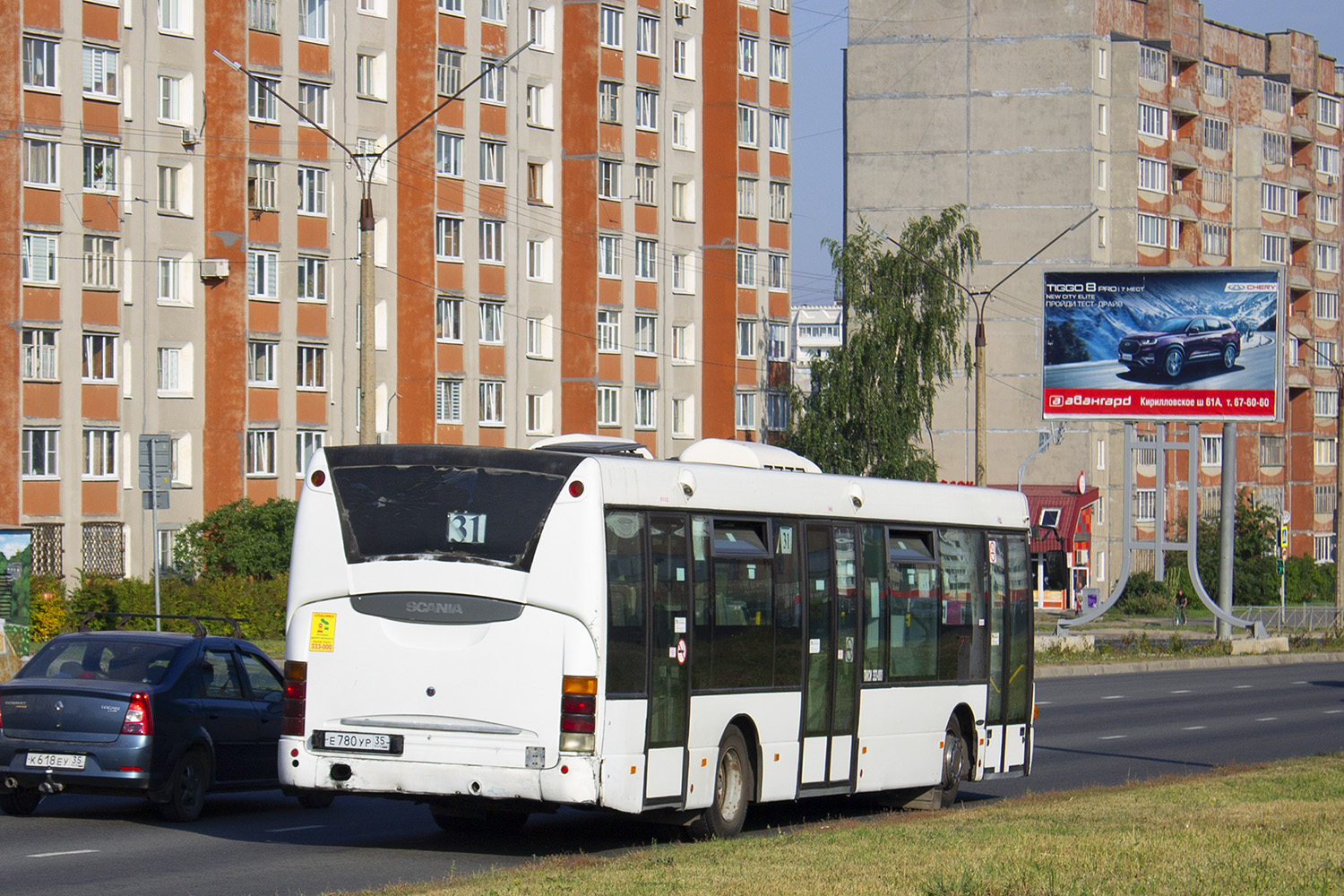 Вологодская область, Scania OmniLink I (Скания-Питер) № Е 780 УР 35