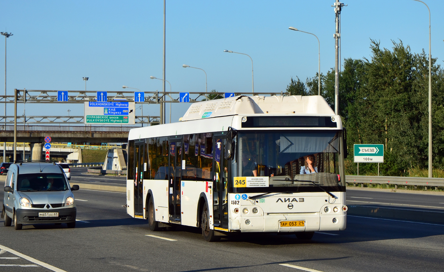 Санкт-Петербург, ЛиАЗ-5292.67 (CNG) № 4502