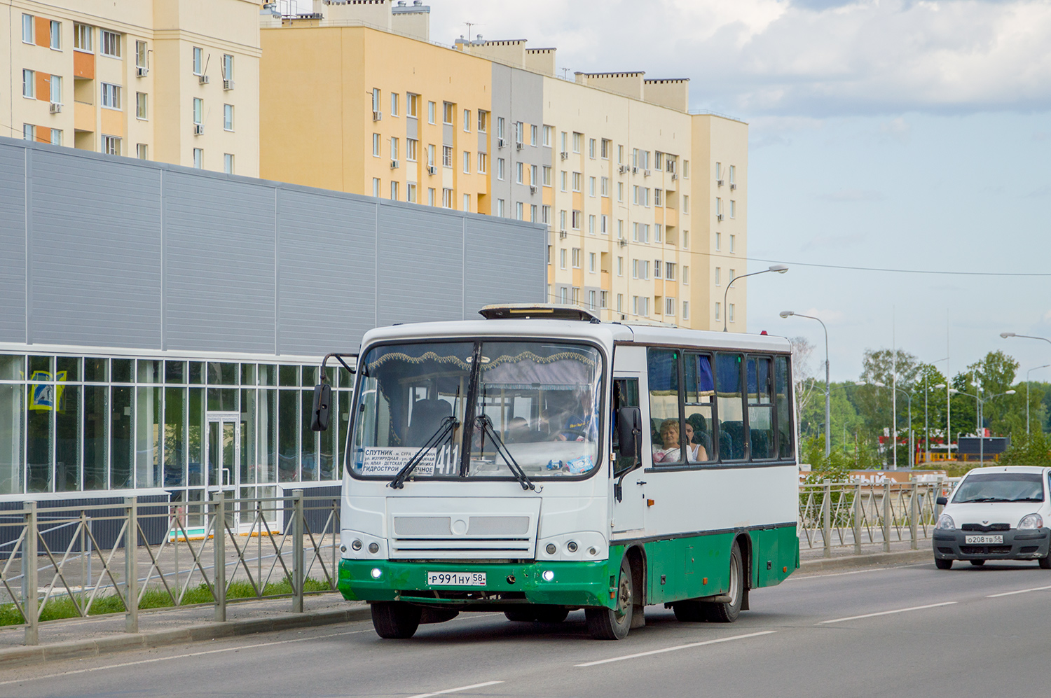 Пензенская вобласць, ПАЗ-320402-03 № Р 991 НУ 58